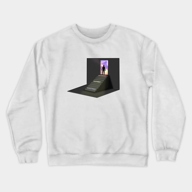 Sky Stairs Crewneck Sweatshirt by Nerdpins